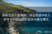揭秘吕总与张津瑜：商业联盟中权力争夺与利益分配的复杂内幕全曝光