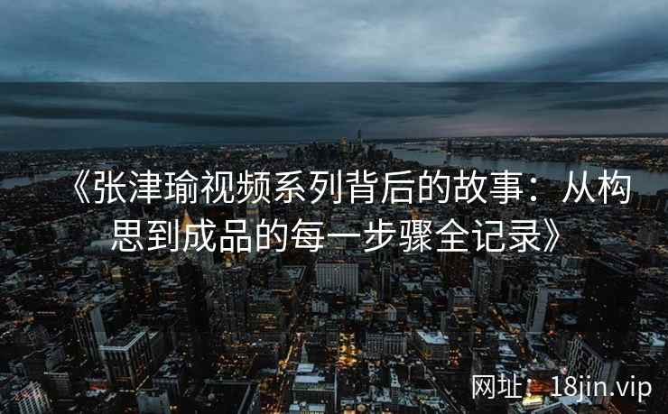 《张津瑜视频系列背后的故事：从构思到成品的每一步骤全记录》