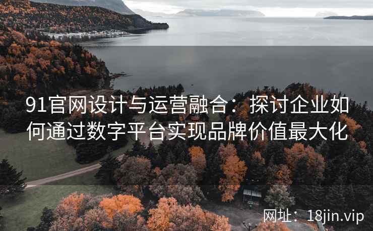 91官网设计与运营融合:探讨企业如何通过数字平台实现品牌价值最大化 91官网设计与运营融合:探讨企业如何通过数字平台实现品牌价值最大化